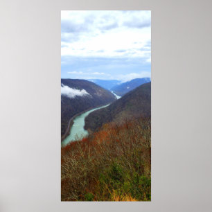 Affiche New River Gorge, Virginie occidentale
