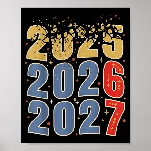 Affiche New Year 2026 67 Meme Six Seven Gen Alpha Slang 20 (Devant)