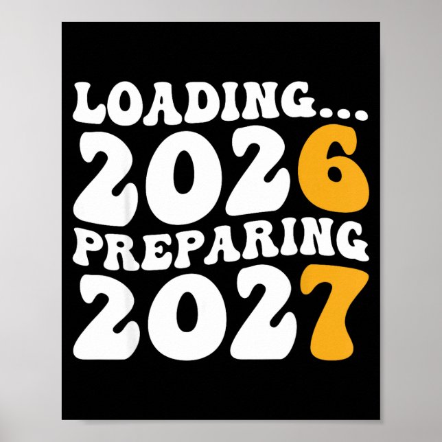 Affiche New Year 2026 Shirt Funny 67 Meme Six Seven  (Devant)