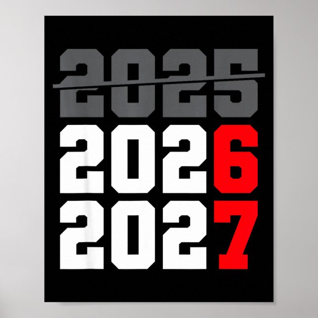Affiche New Year 2026 Shirts 67 Six Seven Meme Gen Alpha S (Devant)