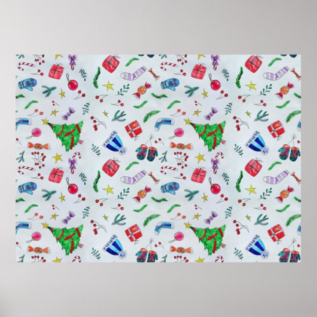 Affiche New year christmas winter (Devant)