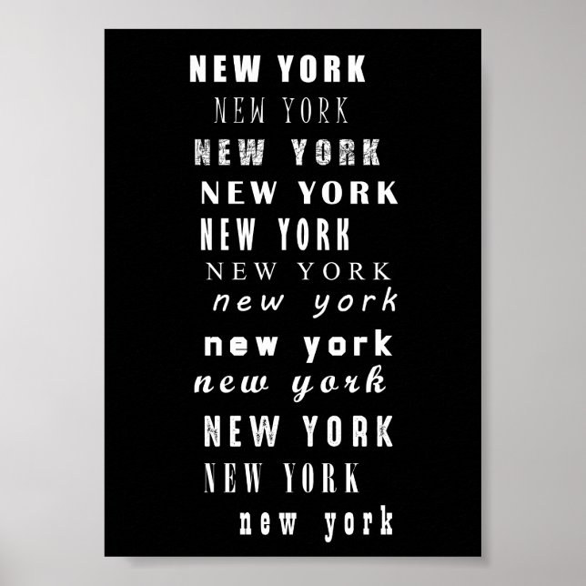Affiche New York (Devant)