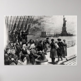 Affiche New York - Bienvenue au pays de la liberté