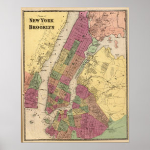 Affiche New York, Brooklyn