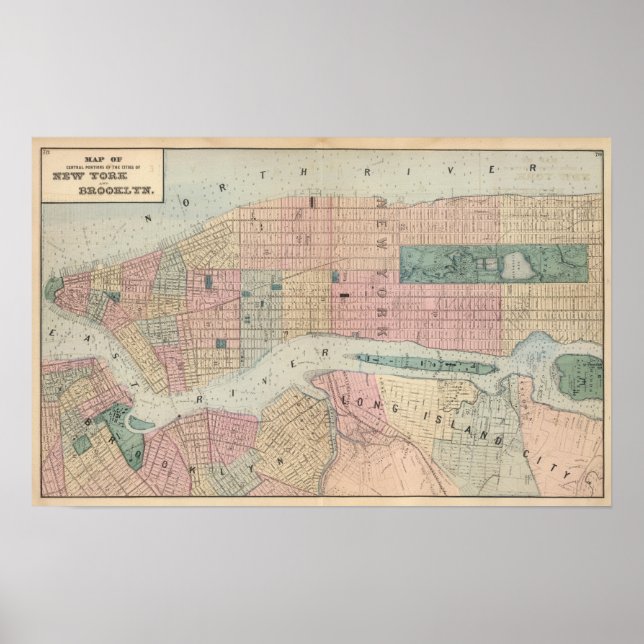 Affiche New York, Brooklyn (Devant)