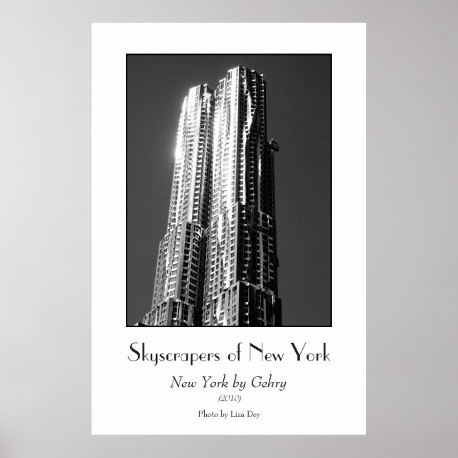 Affiche 'New York by Gehry' (Devant)