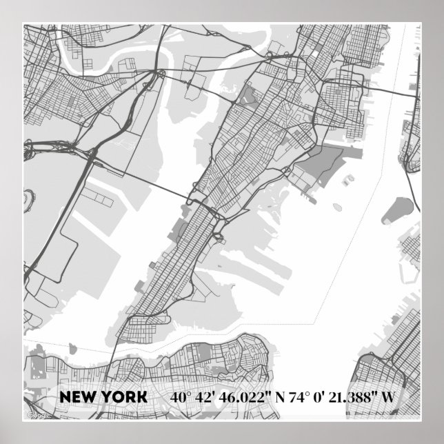 Affiche new york city (Devant)