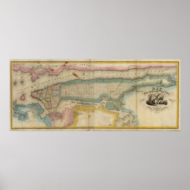 Affiche New York City & Comté (Devant)