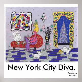 Affiche New York City Diva