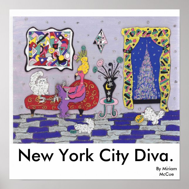 Affiche New York City Diva (Devant)