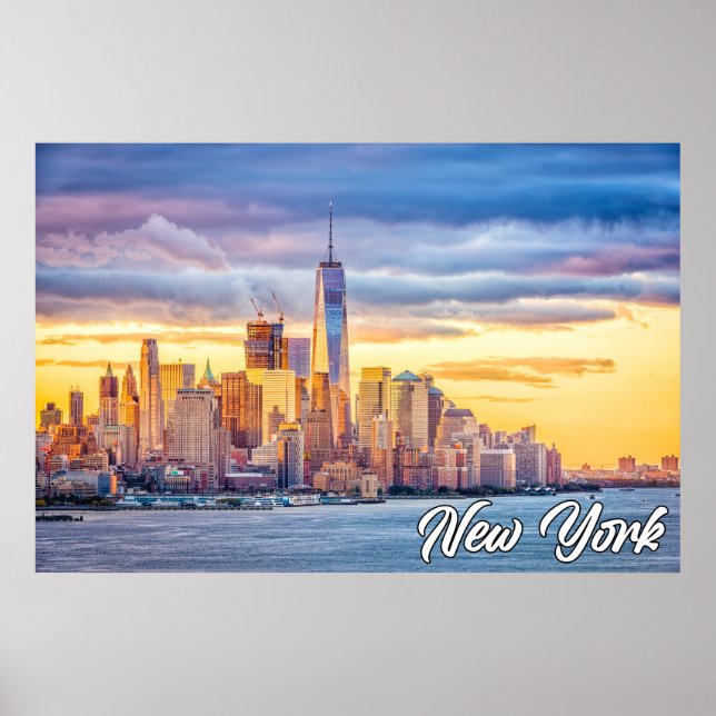 Affiche New York City, États-Unis (Devant)