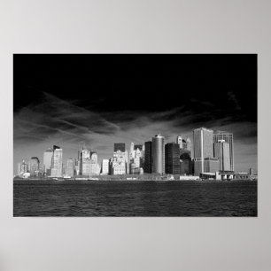 Affiche New York City Skyline États-Unis d'Amérique