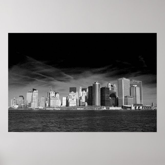 Affiche New York City Skyline États-Unis d'Amérique (Devant)