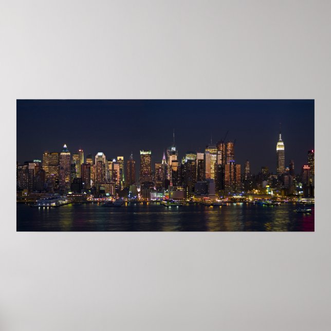 Affiche New York City Skyline Panorama 08 (Devant)