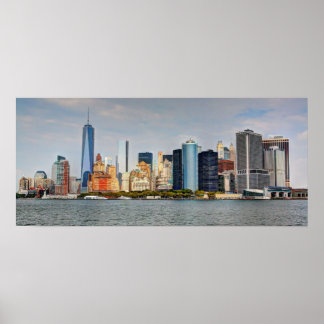 Affiche New York City Skyline/W Fredom Tower
