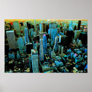 Affiche New York de l'avenir