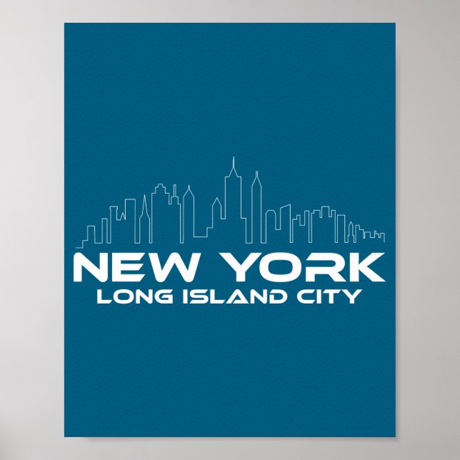 Affiche New York Long Island City _1  (Devant)