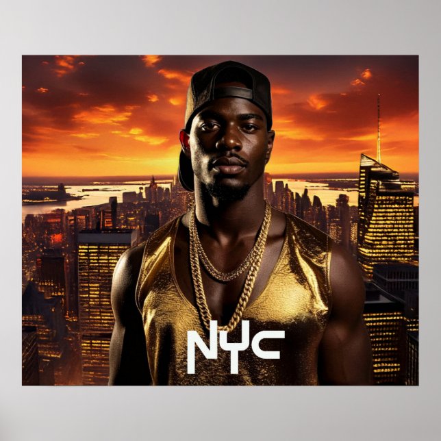 AFFICHE NEW YORK - NYC (Devant)