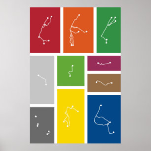 Affiche New York - Palettes de transport en commun