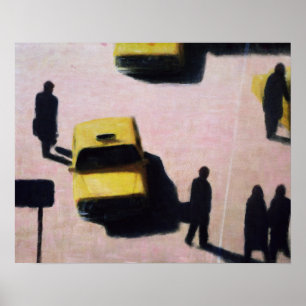 Affiche New York roule au sol 1990