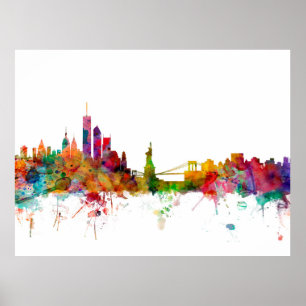 Affiche New York Skyline
