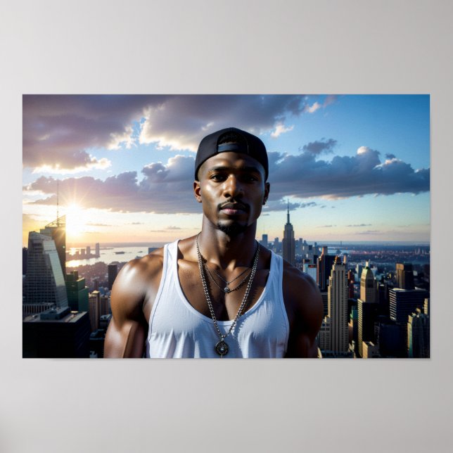Affiche New York - Star du Rap (Devant)