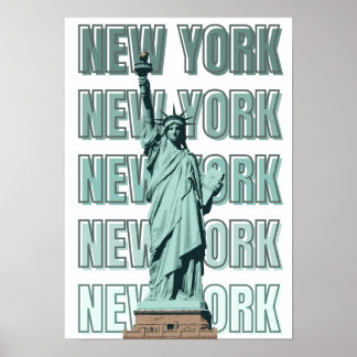 Affiche New York statue of liberty wall decor