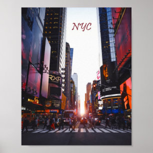 Affiche New York Times Carré