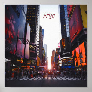 Affiche New York Times Carré