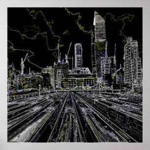 Affiche New York tiré