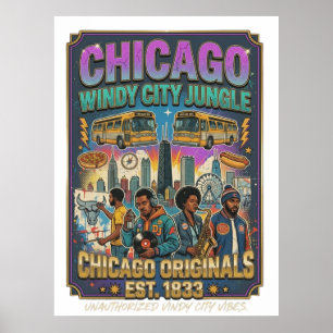 Affiche New York ; Vie de Métropole