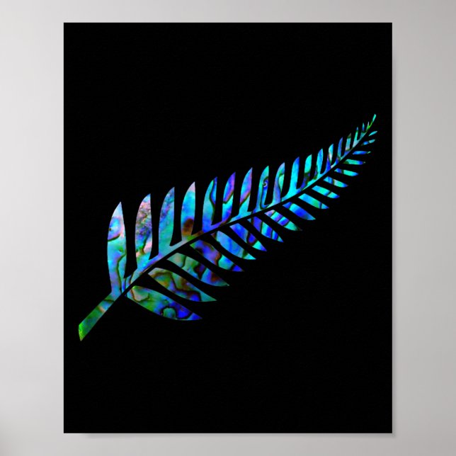 Affiche New Zealand Fern  (Devant)