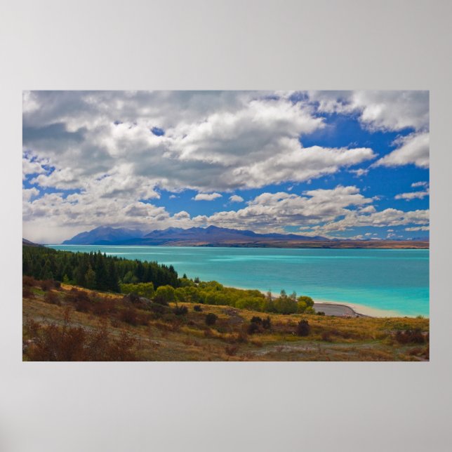 Affiche New Zealand: Lake Pukaki (Devant)