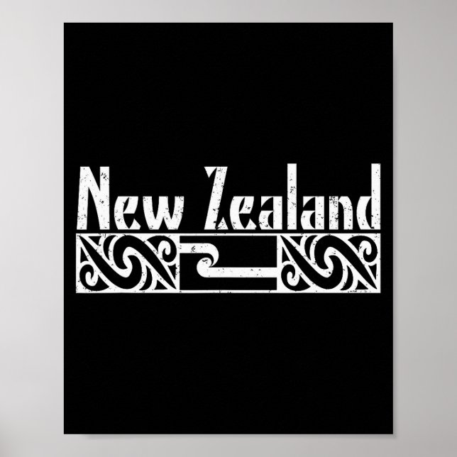 Affiche New Zealand Maori Flag  (Devant)