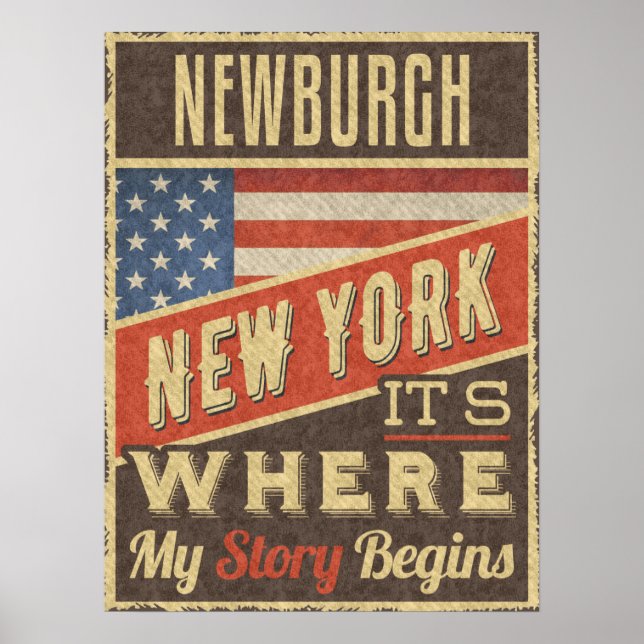 Affiche Newburgh New York (Devant)