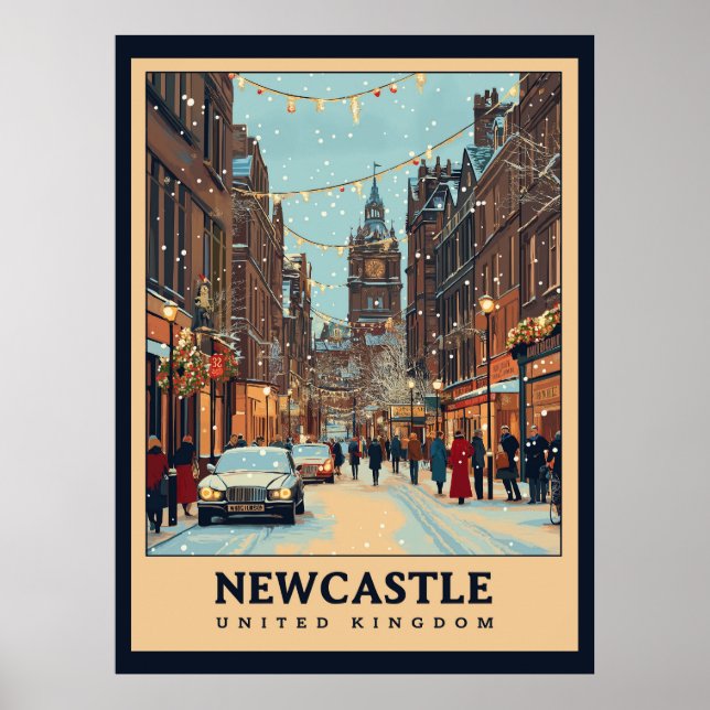Affiche Newcastle vintage (Devant)