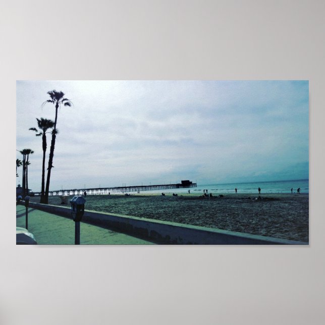 Affiche Newport Pier, Newport Beach, Californie (Devant)