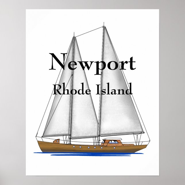 Affiche Newport Rhode Island (Devant)