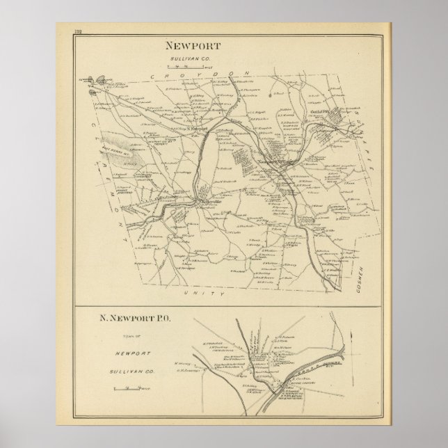Affiche Newport, Sullivan Co (Devant)