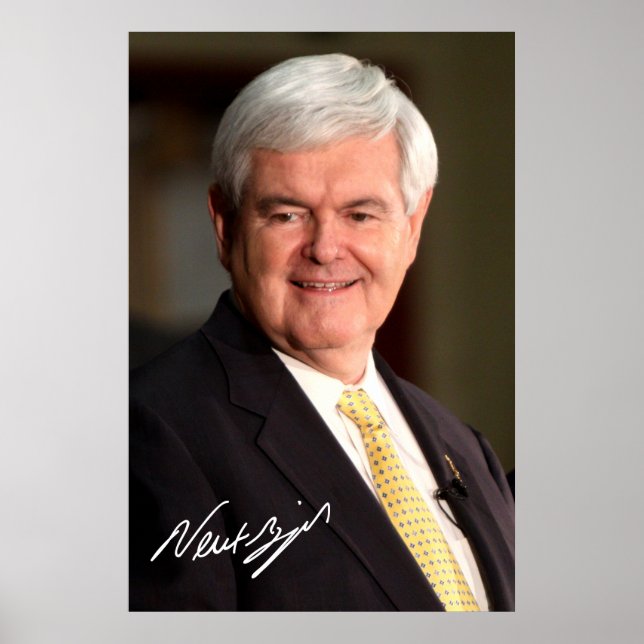 Affiche Newt Gingrich (Devant)