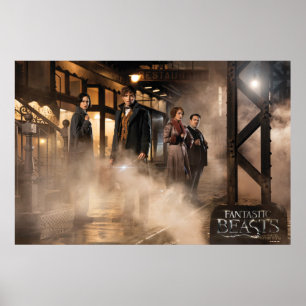 Affiche NEWT SCAMANDER™ & Co. à la gare