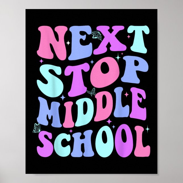Affiche Next Stop collège Super école primaire G (Devant)