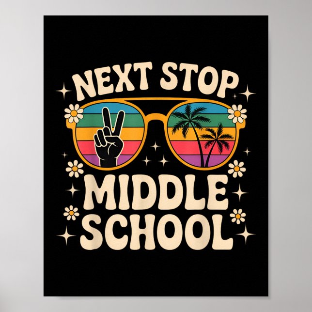 Affiche Next Stop Middle School Elémentaire School Funny G (Devant)