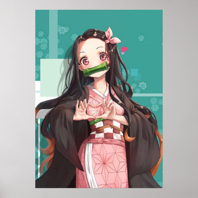 Affiche Nezuko Kamado Demon Slayer Kimetsu no Yaiba Nezuko (Devant)