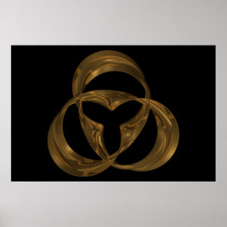 Affiche NF3 - Noeud Trefoil