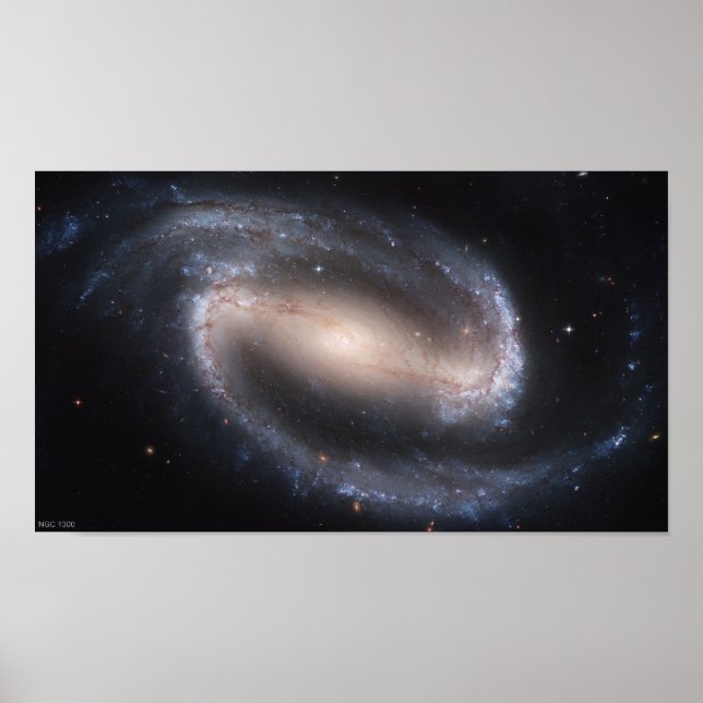 affiche NGC-1300 Barred Spiral Galaxy (Devant)