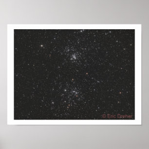 Affiche NGC 869 et NGC 884 par Eric Dreher