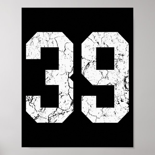 Affiche Nge White Number &#;  Jersey Uniform Player Fan  (Devant)