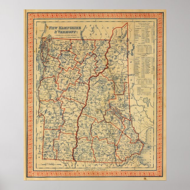 Affiche NH, Vt (Devant)