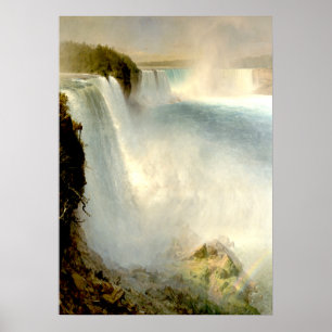 Affiche Niagara Falls, American Side par Frederic Church